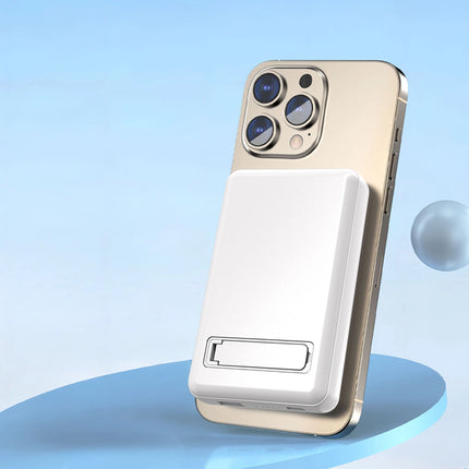 DUDAO Powerbank K14S+ 10000mAh with 20W USB-A / USB-C / MagSafe stand - white – image 5