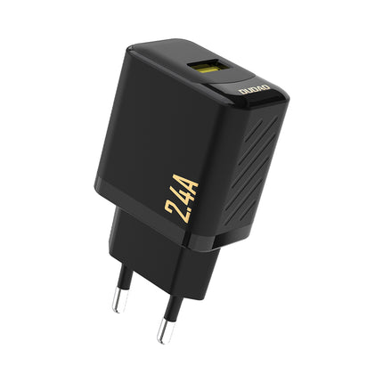 DUDAO 2.4A USB-A wall charger - black