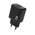 DUDAO 2.4A USB-A wall charger - black