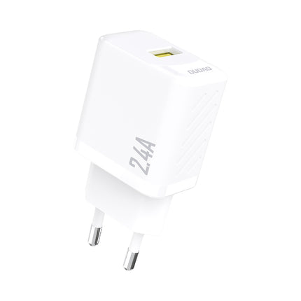 DUDAO 2.4A USB-A wall charger - white