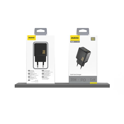 DUDAO PD20W GaN USB-C wall charger - black – image 4
