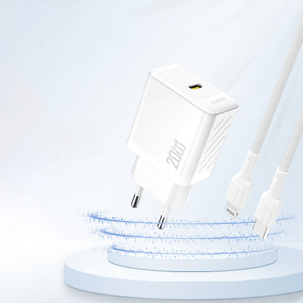 DUDAO PD20W GaN USB-C wall charger - white – image 2