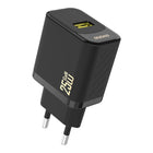 DUDAO GaN 25W USB-A wall charger - black