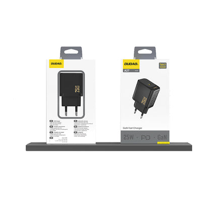 DUDAO GaN 25W USB-A wall charger - black – image 8