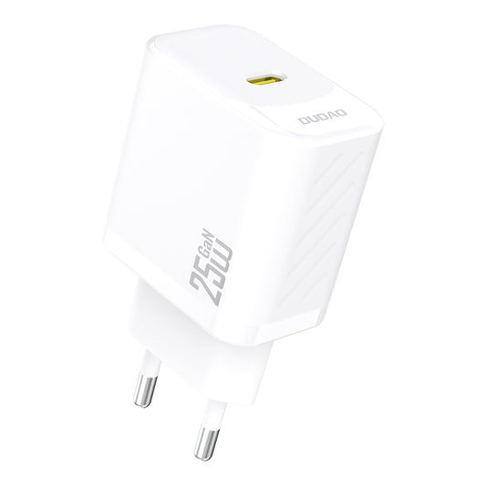 DUDAO 25W GaN USB-C wall charger - white