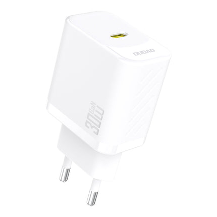DUDAO 30W PD GaN USB-C fast charger - white
