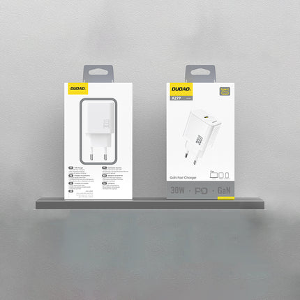 DUDAO 30W PD GaN USB-C fast charger - white – image 3