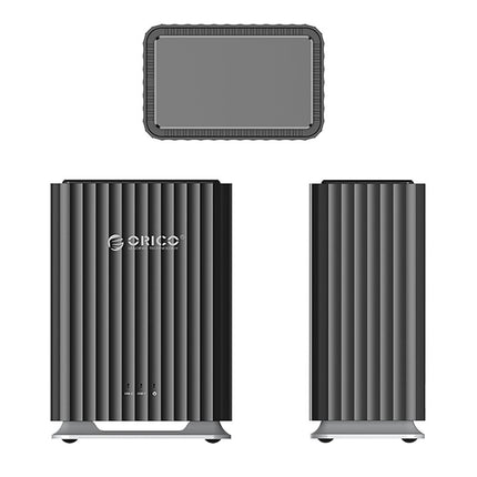 ORICO 9728C3 enclosure for 2 drives 2.5'' HDD / SSD / 3.5'' HDD - black – image 2