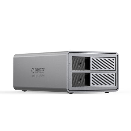 ORICO 9828RU3 disk array with RAID controller for 2 2.5'' / 3.5'' SATA HDD / SSD drives - gray