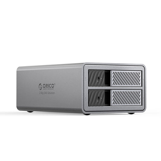 ORICO 9828RU3 disk array with RAID controller for 2 2.5'' / 3.5'' SATA HDD / SSD drives - gray