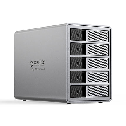 ORICO 9858T3 disk array with Thunderbolt 3 for 5 2.5'' / 3.5'' SATA HDD / SSD drives - gray