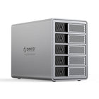 ORICO 9858T3 disk array with Thunderbolt 3 for 5 2.5'' / 3.5'' SATA HDD / SSD drives - gray