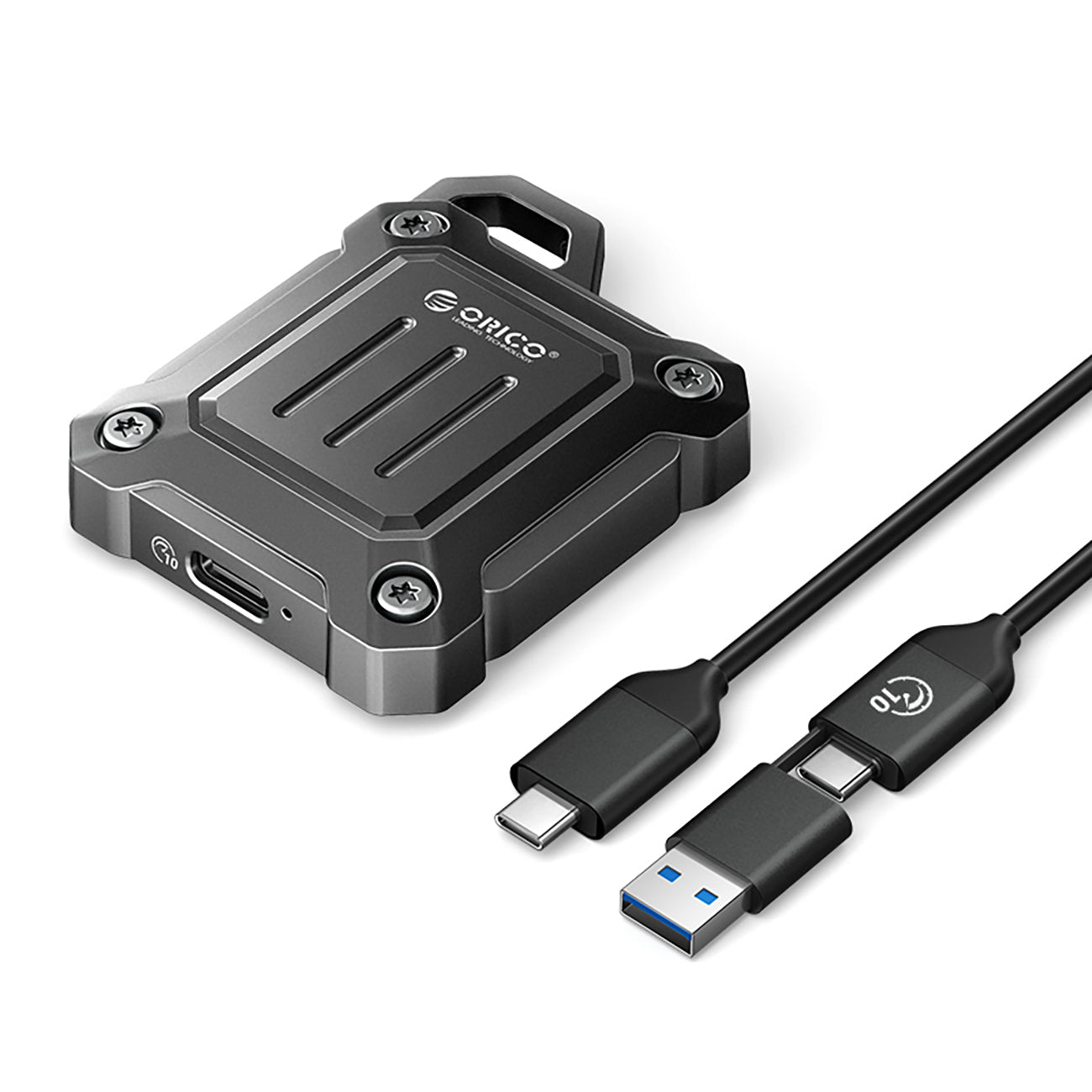 ORICO XAM2 M.2 2230 USB-C reinforced tactical drive bay - black