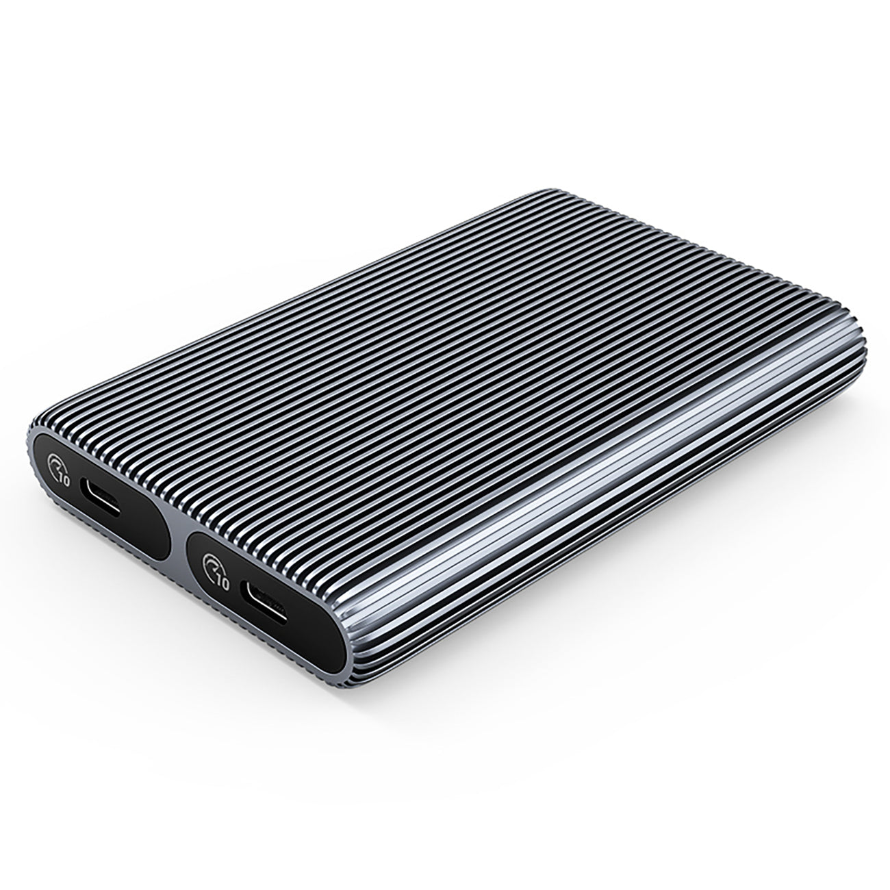 ORICO Pocket case AM2C3-2N for two M.2 NVME USB-C 10Gb/s drives - gray