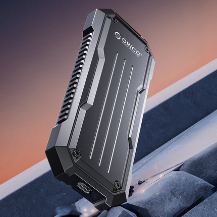 ORICO OXS2C3-G2 M.2 NVMe / SATA SSD USB-C reinforced tactical drive bay - gray – image 2