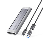 ORICO AXM2S-G2-V1 M.2 NVME / NGFF USB-C / USB-A to USB-C 10Gb/s drive enclosure - gray