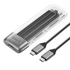 ORICO Pocket case for TXM2-C3 M.2 NVME USB-C 10Gb/s drive - gray