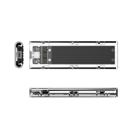 ORICO Pocket case for TCM2-C3 M.2 NVME drive for USB-C 10Gb/s - black and transparent – image 2