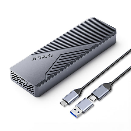 ORICO CNM2-G20 M.2 NVME USB-C 20Gb/s disk drive pocket - gray