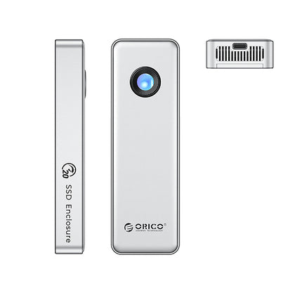 ORICO Pocket case for OUM2-G20 M.2 NVME USB-C 20Gb/s drive - silver – image 2