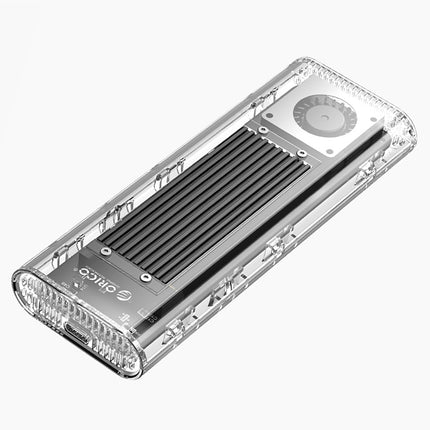 ORICO Pocket drive enclosure TCM2-G20 M.2 NVME USB-C 3.2 20Gb/s - silver-transparent – image 2