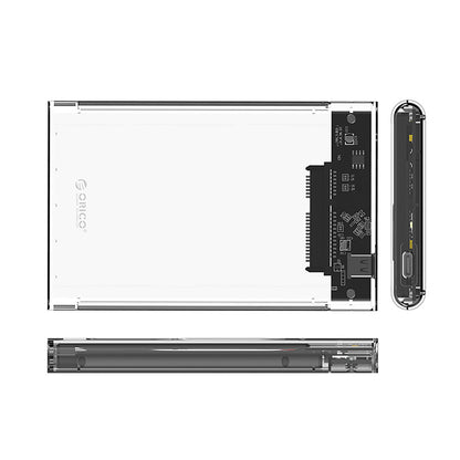 ORICO Pocket drive housing 2139C3 2.5'' HDD / SSD USB-C 5Gb/s - transparent – image 3