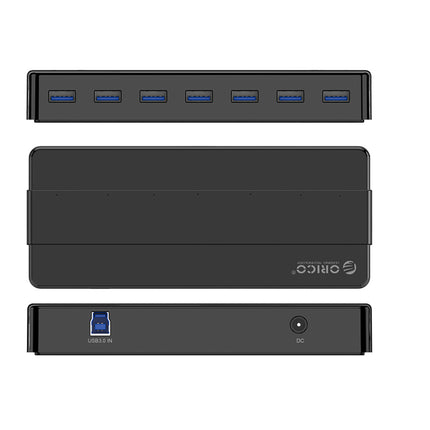 ORICO Hub splitter H7928-U3-V1 7x USB-A - black – image 3