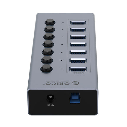 ORICO BT2U3-7AB hub with 7x USB-A switches - gray – image 3
