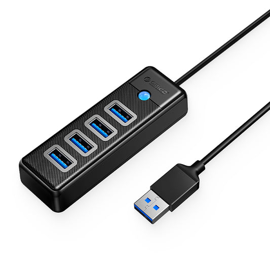 ORICO PW4U-U3 USB-A hub splitter - 4x USB-A - black