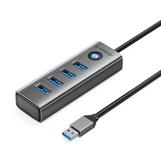 ORICO Hub adapter splitter PDD4U-U3 4x USB-A - gray