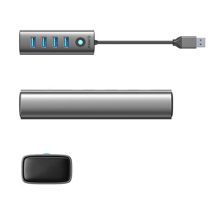 ORICO Hub adapter splitter PDD4U-U3 4x USB-A - gray – image 2
