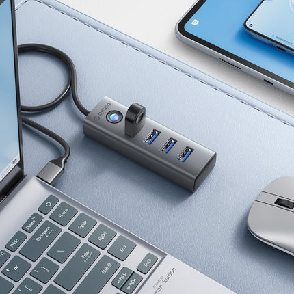 ORICO Hub adapter splitter PDD4U-U3 4x USB-A - gray – image 3