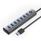 ORICO Hub CL7U-U3 splitter 7x USB-A USB-C 5V 3A 1m - gray