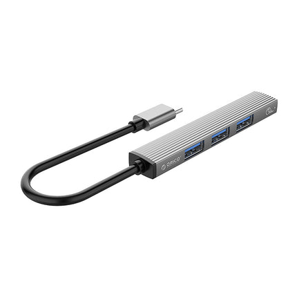 ORICO Hub AH-13 docking station USB-C to 4x USB-A splitter - gray – image 3