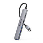ORICO YSB4-U2 hub USB-C to USB-A USB-C docking station - gray
