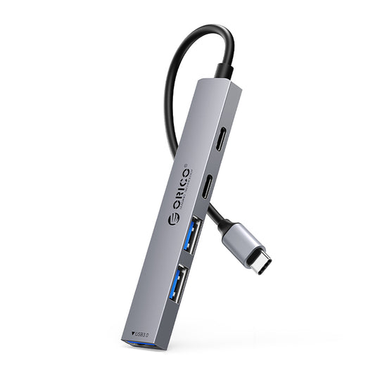 ORICO YSB4-U2 hub USB-C to USB-A USB-C docking station - gray