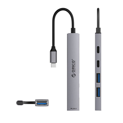 ORICO YSB4-U2 hub USB-C to USB-A USB-C docking station - gray – image 2