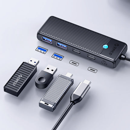 ORICO PAPW2AC-C3 hub USB-C to USB-A USB-C splitter - black – image 3