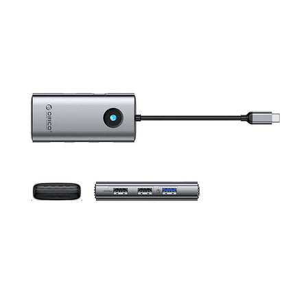 ORICO Hub PW11-5P USB-C to USB-A USB-C PD HDMI splitter - gray – image 2