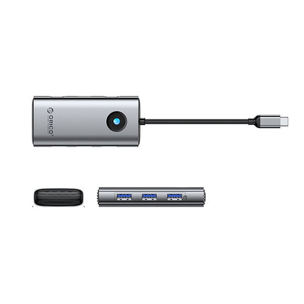 ORICO Hub PW11-6P USB-C to USB-A USB-C HDMI splitter - gray – image 2