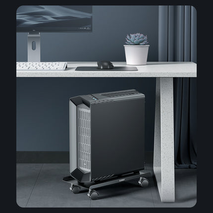 ORICO CPB6 computer shelf stand with wheels - black – image 3