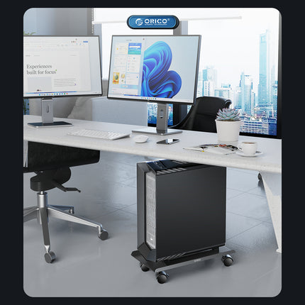 ORICO CPB6 computer shelf stand with wheels - black – image 4