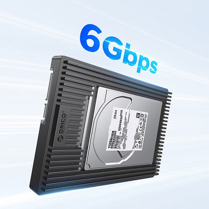 ORICO D2SS-6G adapter 2.5'' to 3.5'' disk drive - black – image 3