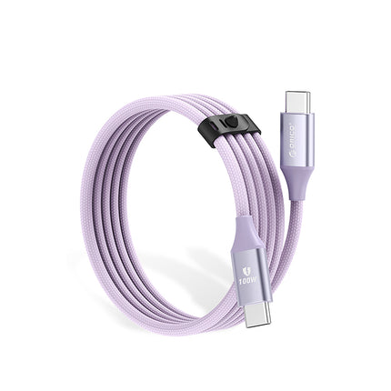 ORICO CDX 100W 5A Power Delivery USB-C cable 1m - purple – image 2