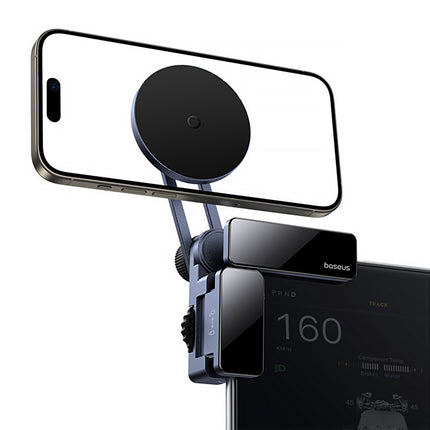 BASEUS Magnetic car phone holder mounted on the display - gray – image 4