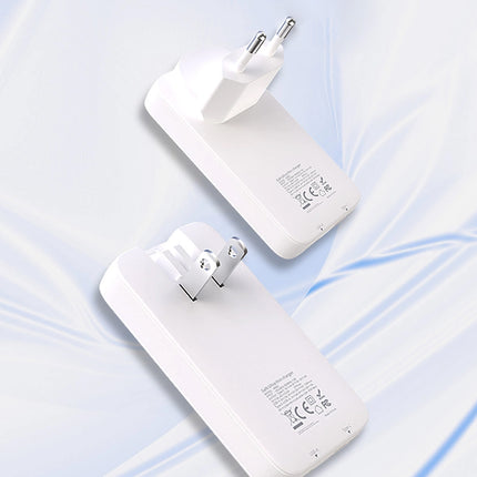 DUDAO Ultra-thin GaN 65W USB-A USB-C PD EU/US Travel Charger - White – image 8