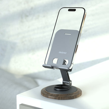 DUDAO 360 degree metal phone stand stand - gray – image 4