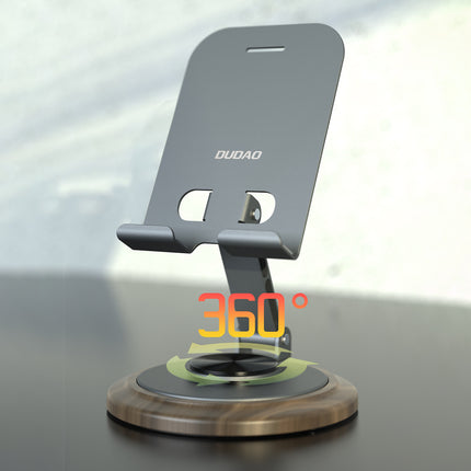 DUDAO 360 degree metal phone stand stand - gray – image 5