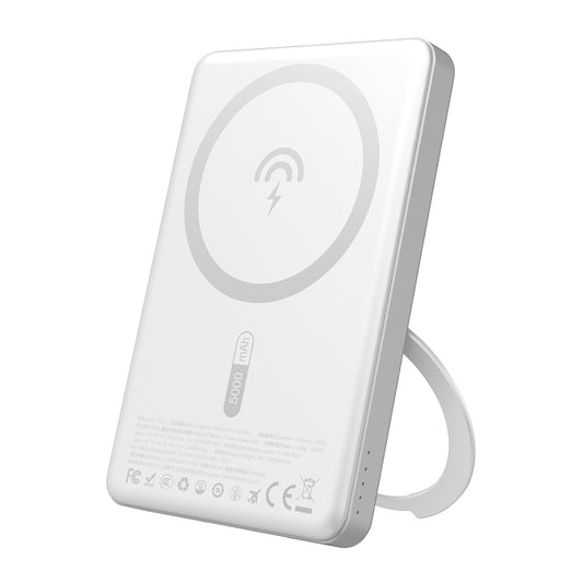DUDAO Powerbank with MagSafe and 20W PD 5000mAh stand - silver