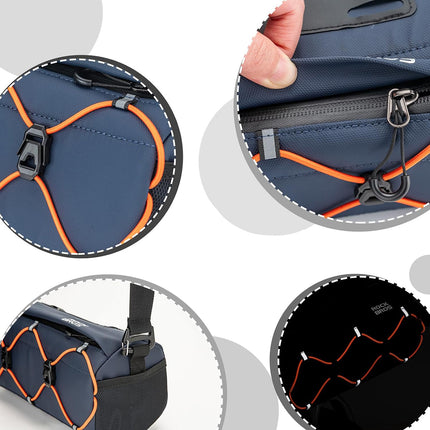 ROCKBROS Bicycle bag attached to handlebars 2.2 l - blue – image 6